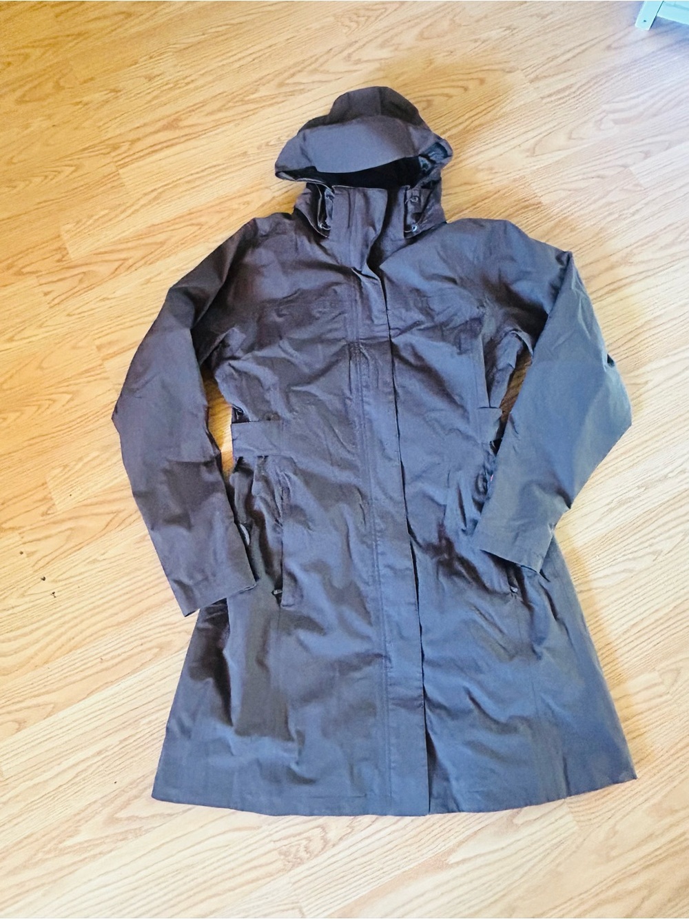 Marmot Women’s Hooded Trench Coat in Dark Brown
